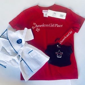American Girl Place T-shirt and doll clothes